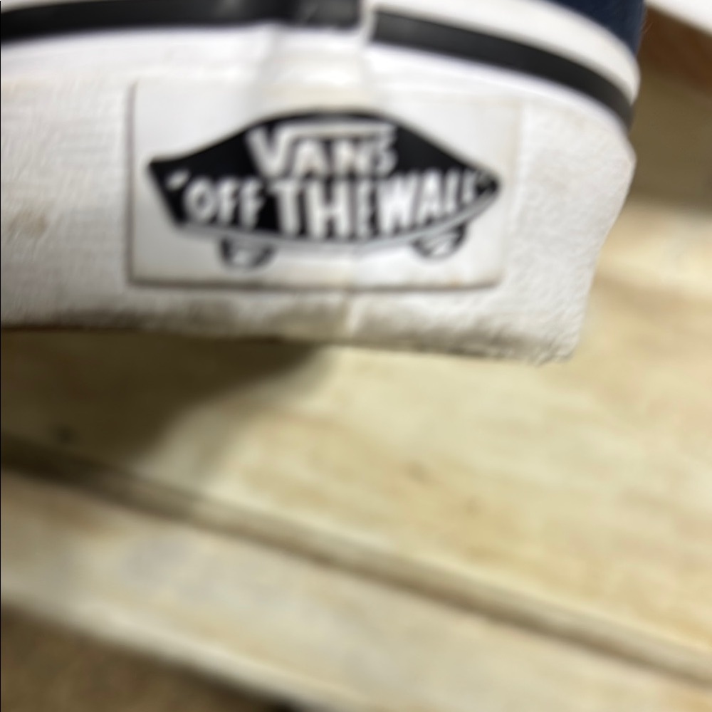 Vans Navy and White High-Top Athletic Shoes - Picture 4 of 4